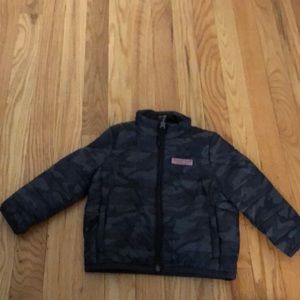 Vineyard Vines Kids Camo Puffer Jacket - Blue